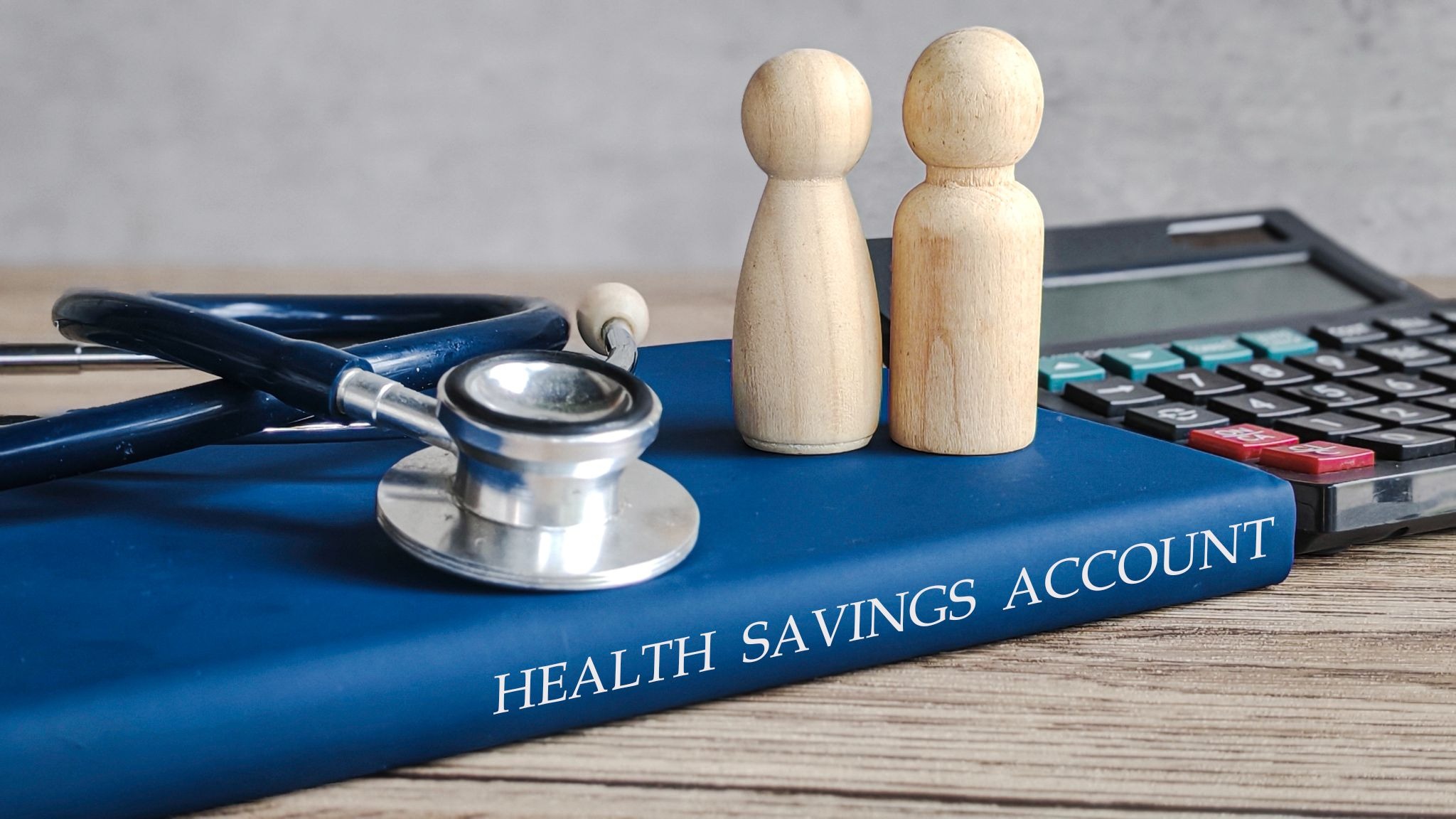 Health Savings Account concept with a stethoscope