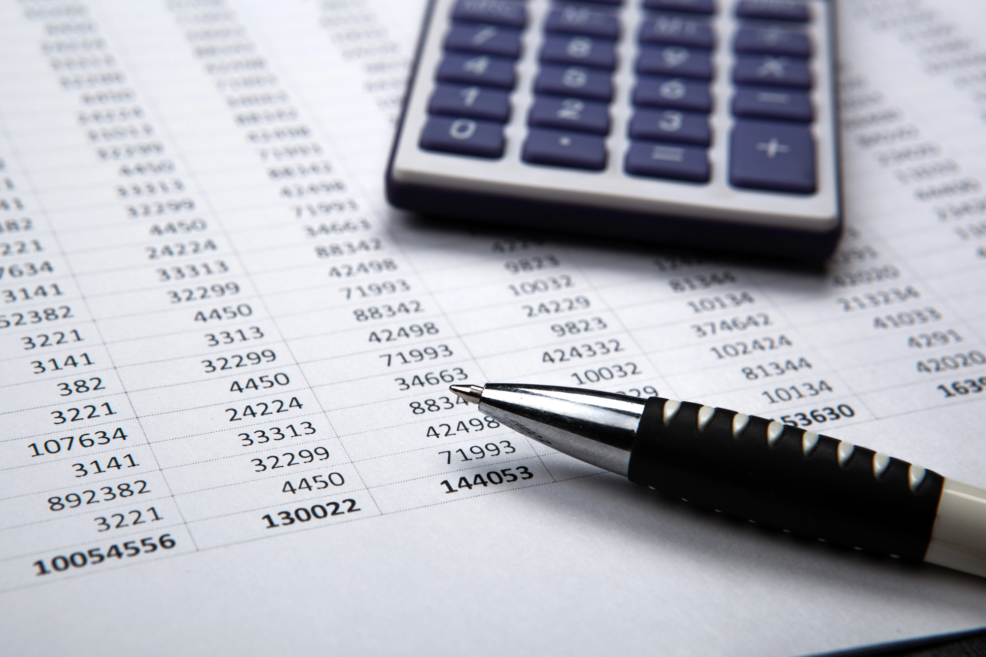 an itemized list of the costs that should have been considered beforehand