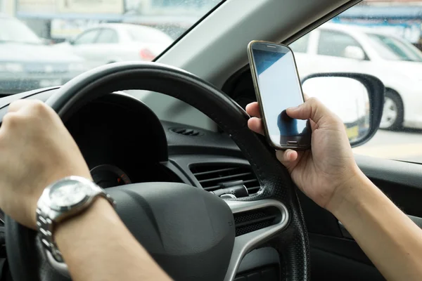 Uber driver about to do their digital tasks during their downtime