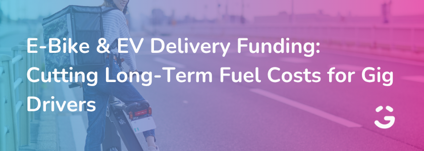 E-Bike & EV Delivery Funding: Cutting Long-Term Fuel Costs for Gig Drivers