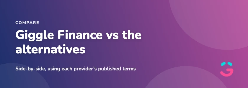 Compare Giggle Finance against other business funding providers