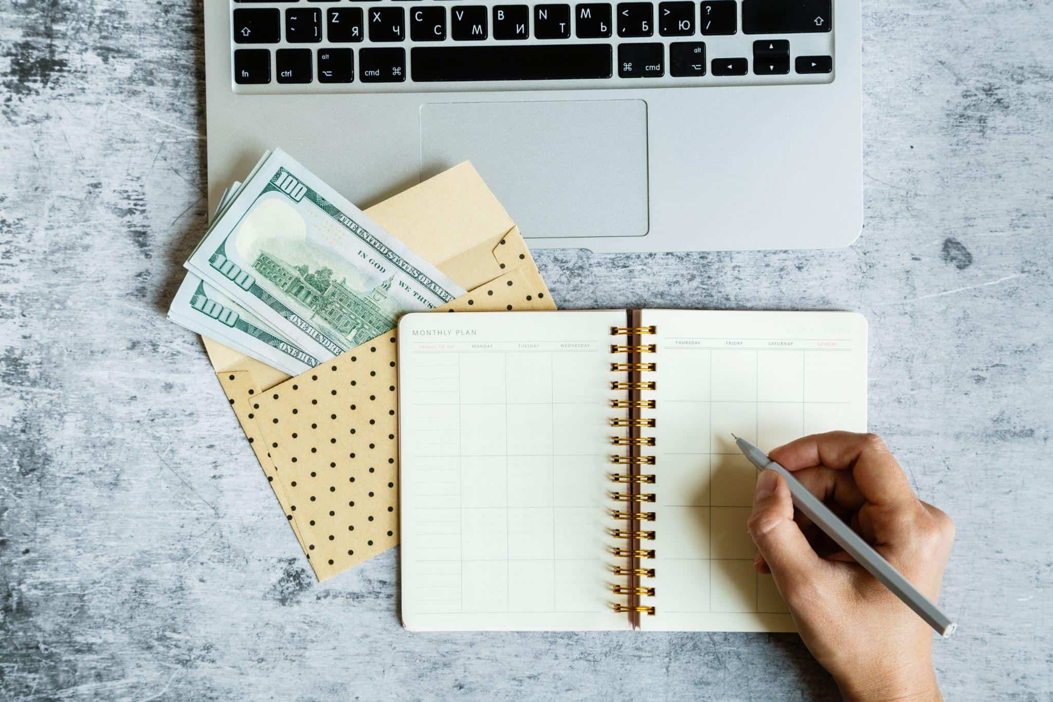 Copywriter planning cash flow around slow-paying clients.
